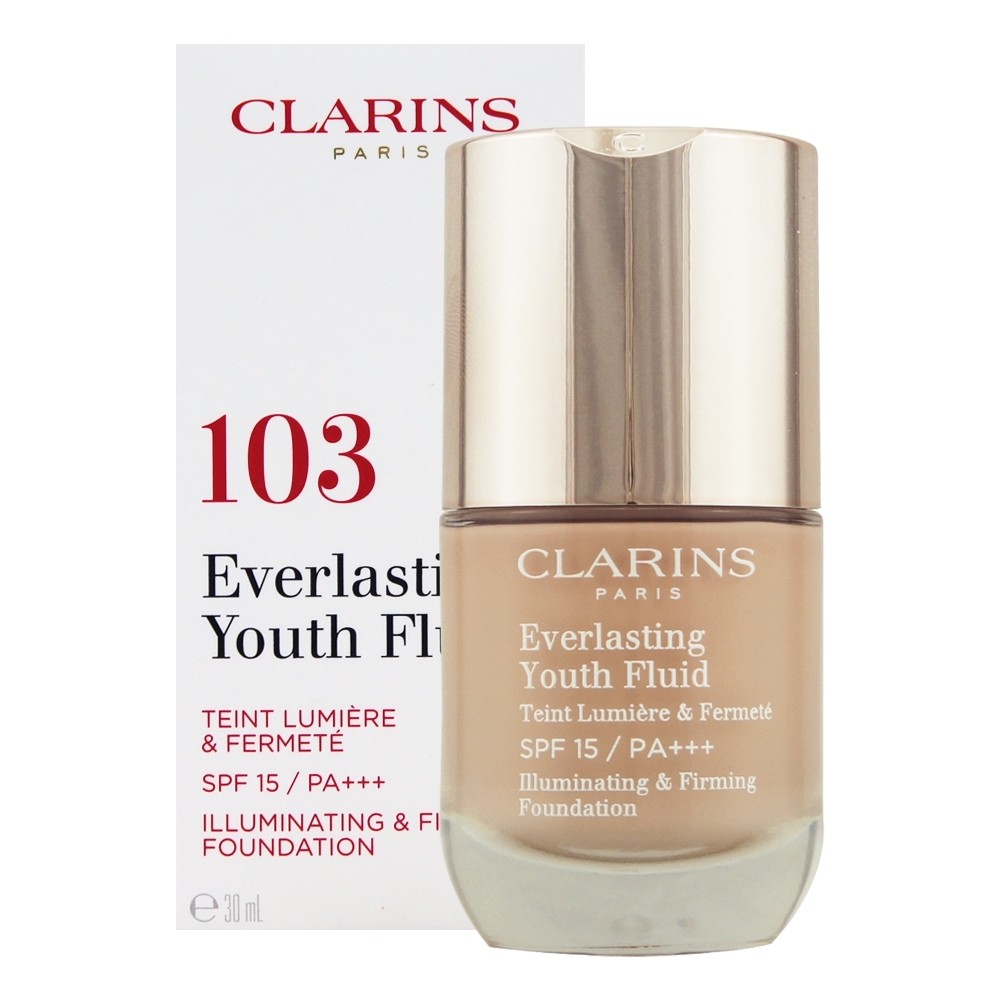 CLARINS克蘭詩 超持久逆時光粉底乳30ml#103