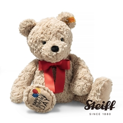 STEIFF德國金耳釦泰迪熊 Jimmy Teddy bear – Happy Birthday 生日禮物 經典泰迪熊_黃標