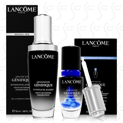 LANCOME蘭蔻 超未來肌因賦活露50ml+超未來肌因活性安瓶20ml