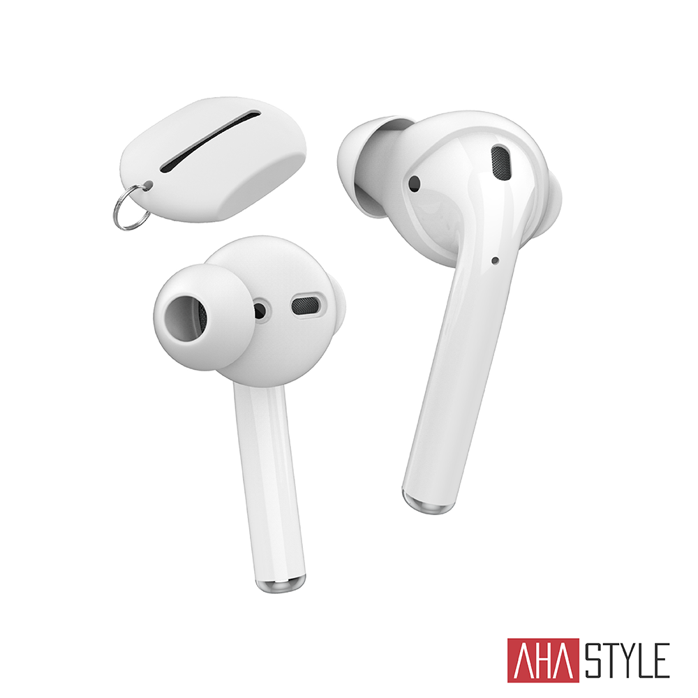 AHAStyle AirPods/EarPods 提升音質 入耳式耳機套 白色