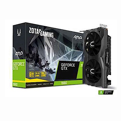 ZOTAC 索泰 GeForce GTX  1660  AMP Edition 顯示卡