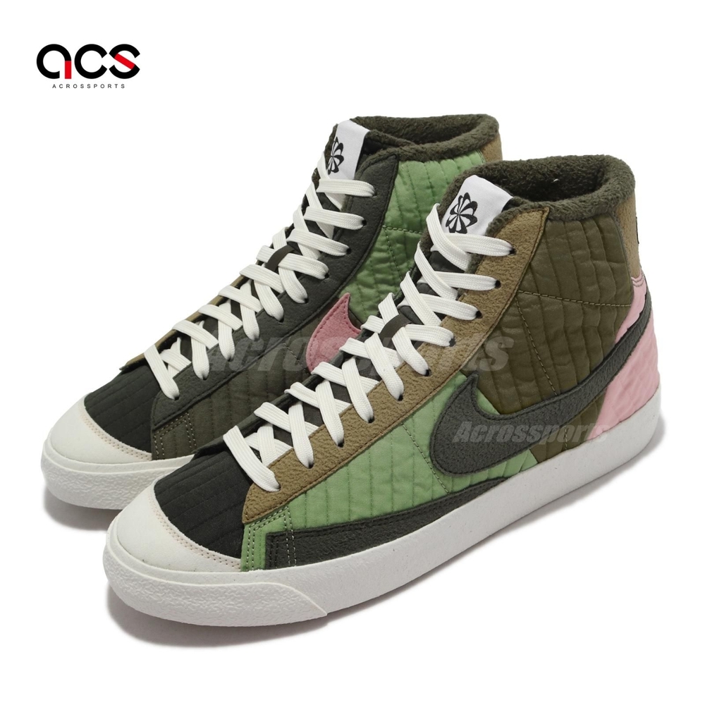 Nike 休閒鞋 Blazer Mid 77 LX NN 經典鞋款 拼接設計 內襯保暖 風車logo 彩 DD8024300