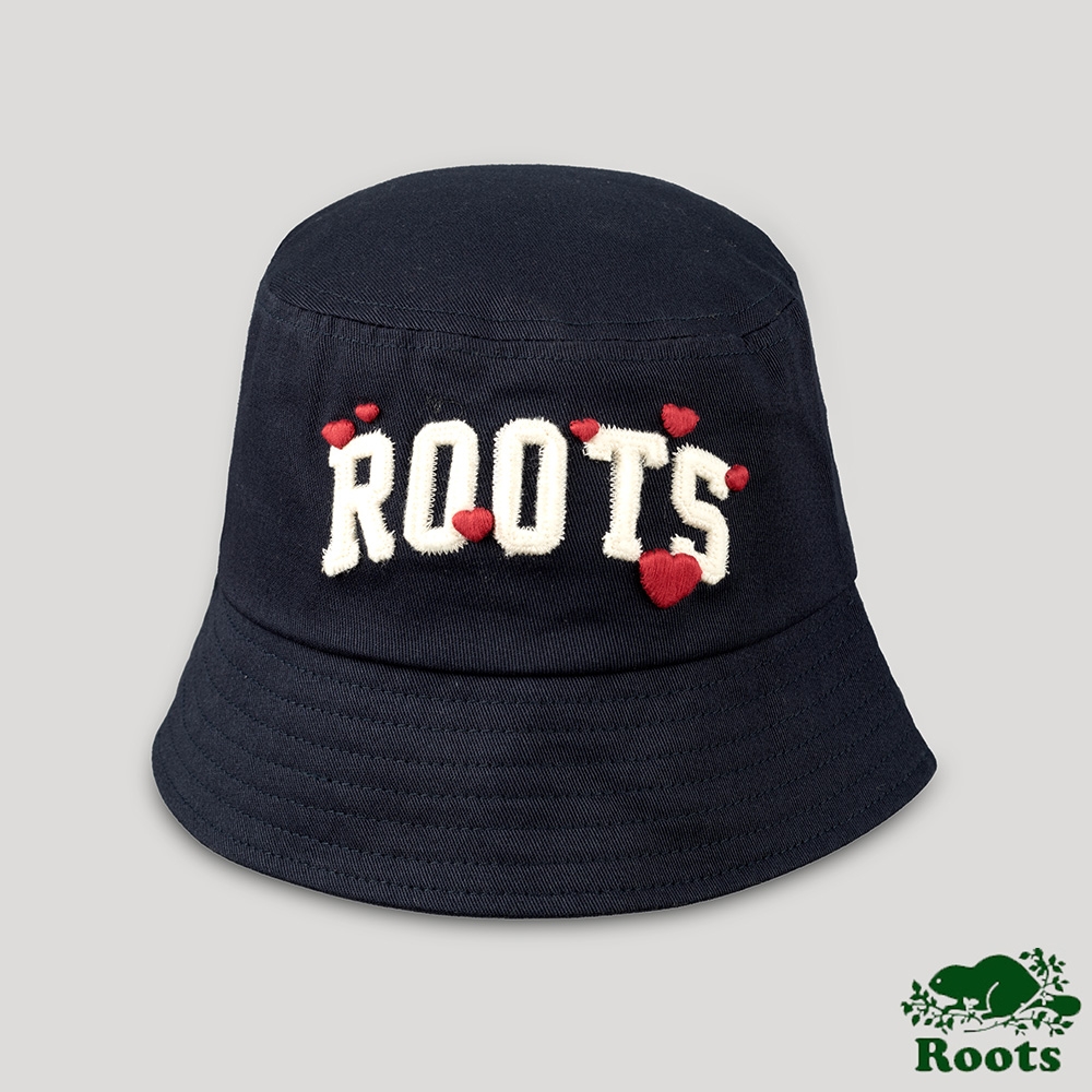 Roots 配件- 濃情蜜意系列 愛ROOTS漁夫帽-藍色