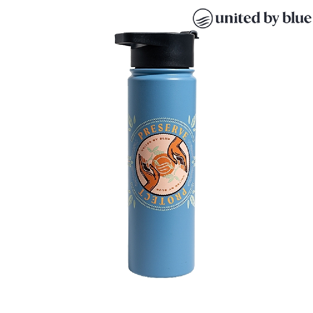 United by Blue 707-279 22oz 不鏽鋼保溫瓶【水藍】