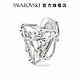 SWAROVSKI 施華洛世奇 Mesmera 夾式耳環 單個，三角形切割, 白色, 鍍白金色 product thumbnail 1