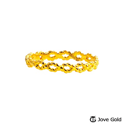 Jove gold 纏綿黃金戒指