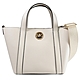 MICHAEL KORS HADLEIGH 經典MK LOGO素面手提斜背兩用小托特包(奶白) product thumbnail 1