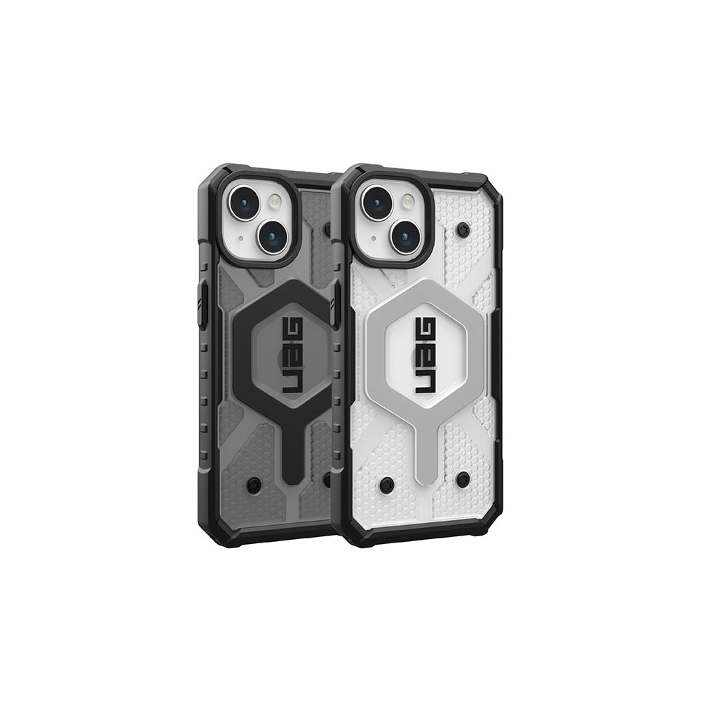 UAG iPhone 15 Pro Max 磁吸式耐衝擊保護殼-全透款(支援MagSafe), Apple適用手機殼套