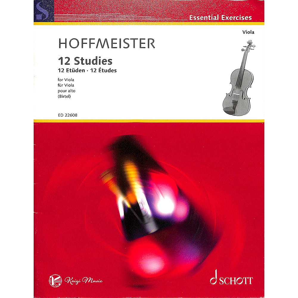 霍夫麥斯特 十二首練習曲 中提琴譜