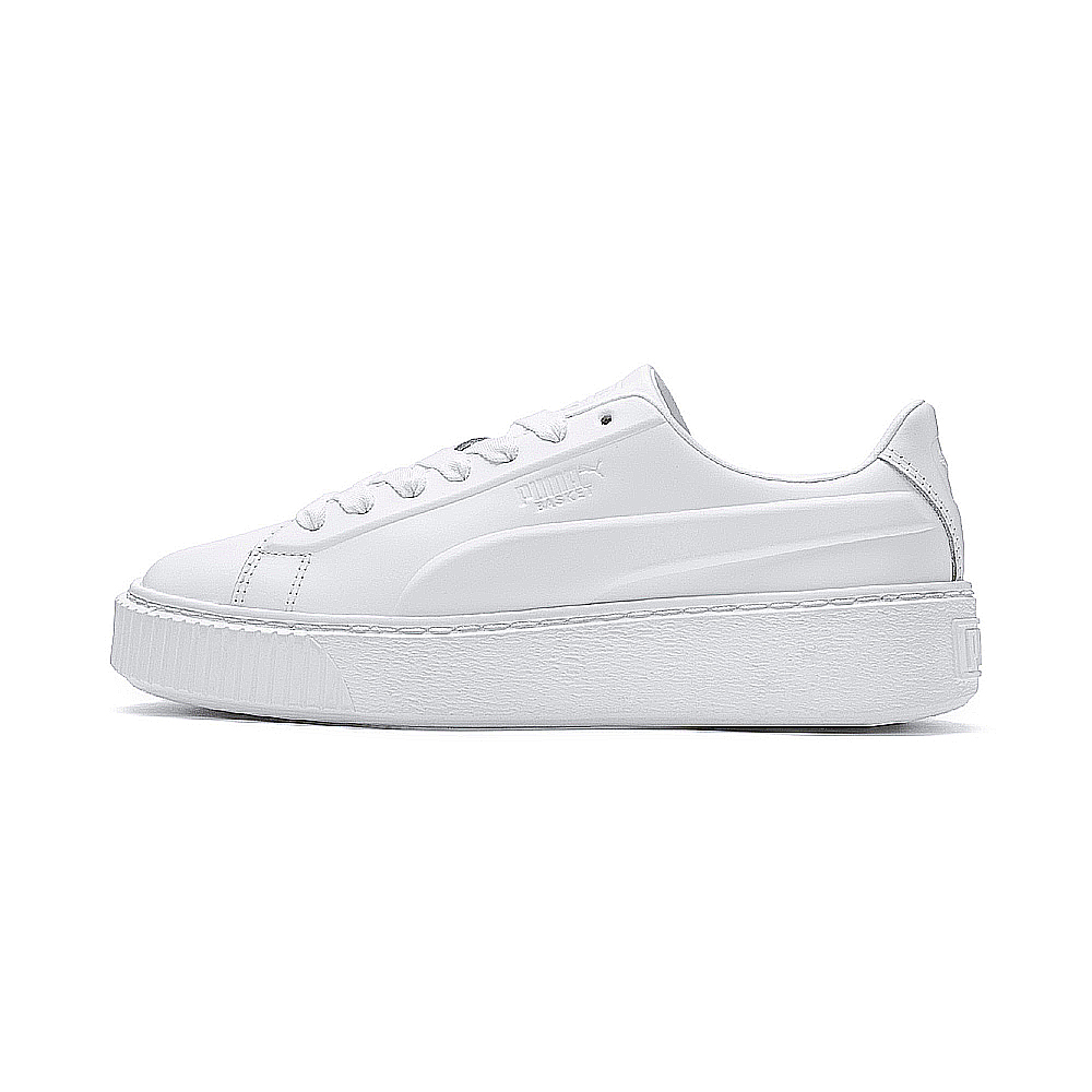 puma platform white