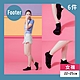 FOOTER除臭襪【6入-女款M】X型減壓經典護足船短襪(黑色) product thumbnail 1