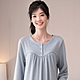 華歌爾睡衣-睡眠研究所 M-LL長袖裙裝(藍) 舒展-適溫-柔膚-LWB05893GB product thumbnail 1