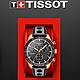 TISSOT PRS516 賽車運動風計時腕錶-T1004173605100 黑x玫瑰金/42mm product thumbnail 1