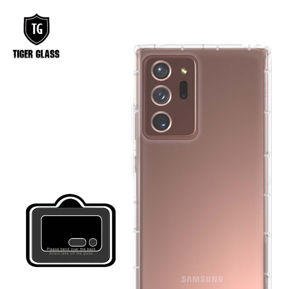T.G Samsung Galaxy Note20 Ultra 5G 手機保護超值2件組(透明空壓殼+鏡頭貼)