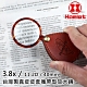 【Hamlet 哈姆雷特】3.8x/11.2D/40mm 台灣製真皮皮套攜帶型放大鏡【A039】 product thumbnail 1