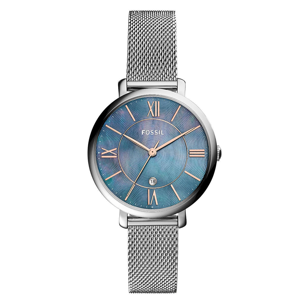 FOSSIL 愛琴海閃耀錶框米蘭錶(ES4322)-36mm