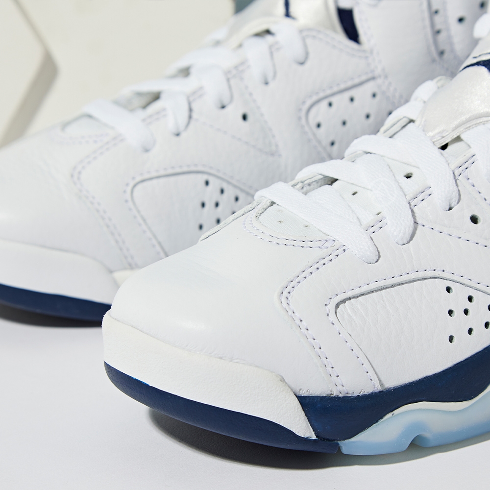 Nike Air Jordan 6 Retro (GS) 女鞋童鞋白色AJ6 喬丹休閒籃球鞋384665