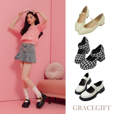 【Grace Gift時時樂】甜美瑪莉珍鞋均一價899