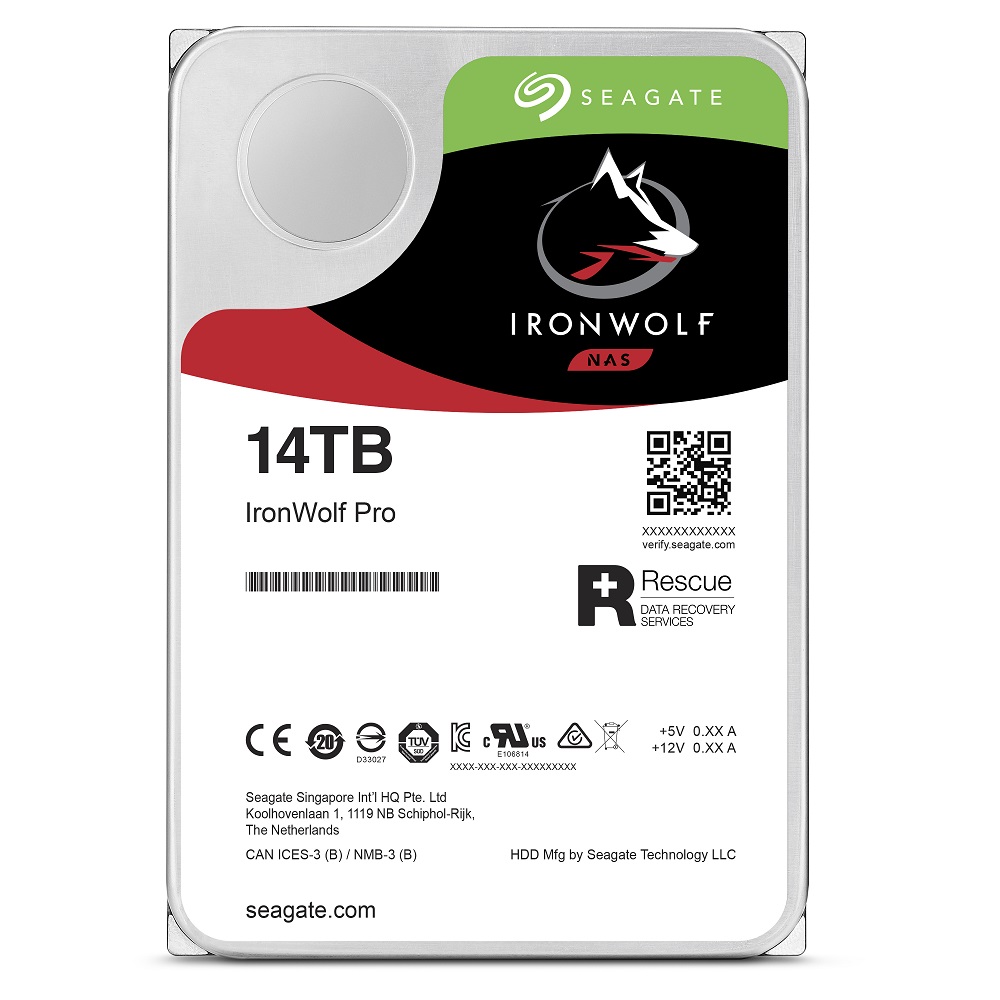 Seagate IronWolf Pro 14TB NAS專用碟ST14000NE0008（三年資料救援）