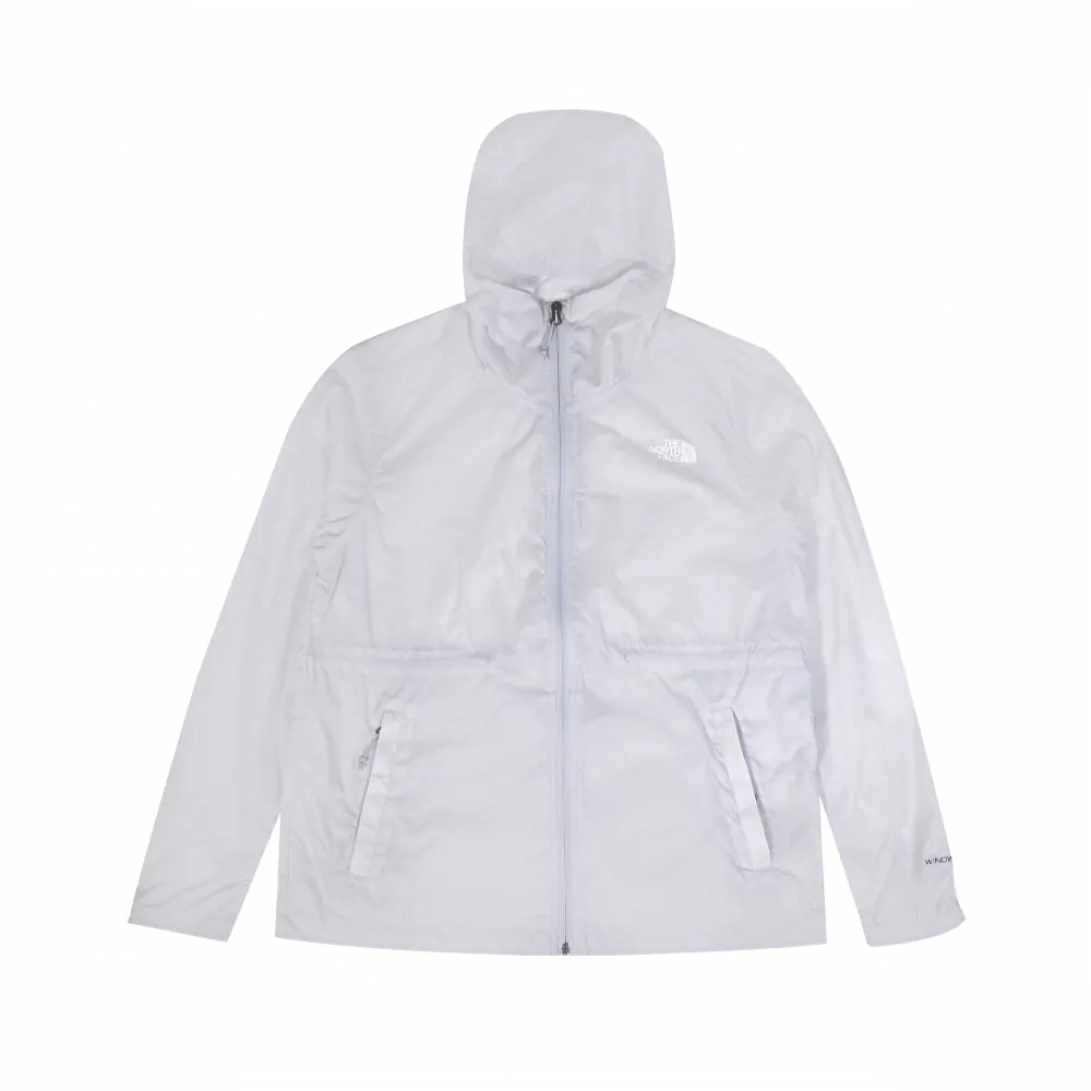 The North Face 北臉 外套 女款 連帽外套 風衣 防潑水 透氣 W ELBIO UPF WIND JACKET 白 NF0A7WCAI0E