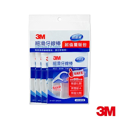 3M 細滑牙線棒-散裝促銷包(共148支)