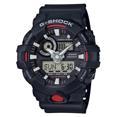 CASIO卡西歐 3D立體感G-SHOCK系列(GA-700-1A)