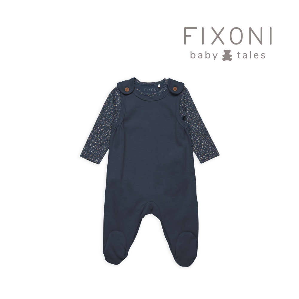 Brands4Kids 燦燦繁星-長袖連身套裝(藍)_Fixoni系列