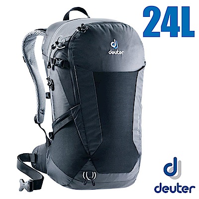 德國 Deuter Futura 24L 輕量網架式透氣背包(附防水背包套)_黑