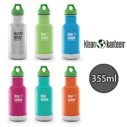 美國Klean Kanteen 幼童窄口不鏽鋼保溫瓶-355ml