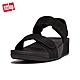 【FitFlop】LULU ADJUSTABLE SHIMMERLUX BACK-STRAP SANDALS 經典亮粉可調整式後帶涼鞋-女(靚黑色) product thumbnail 1