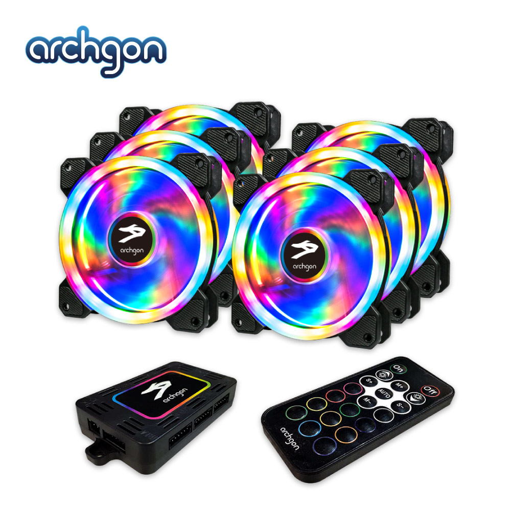 Archgon RGBCF26 Hanabi 60 PWM RGB 電競風扇組(6入)