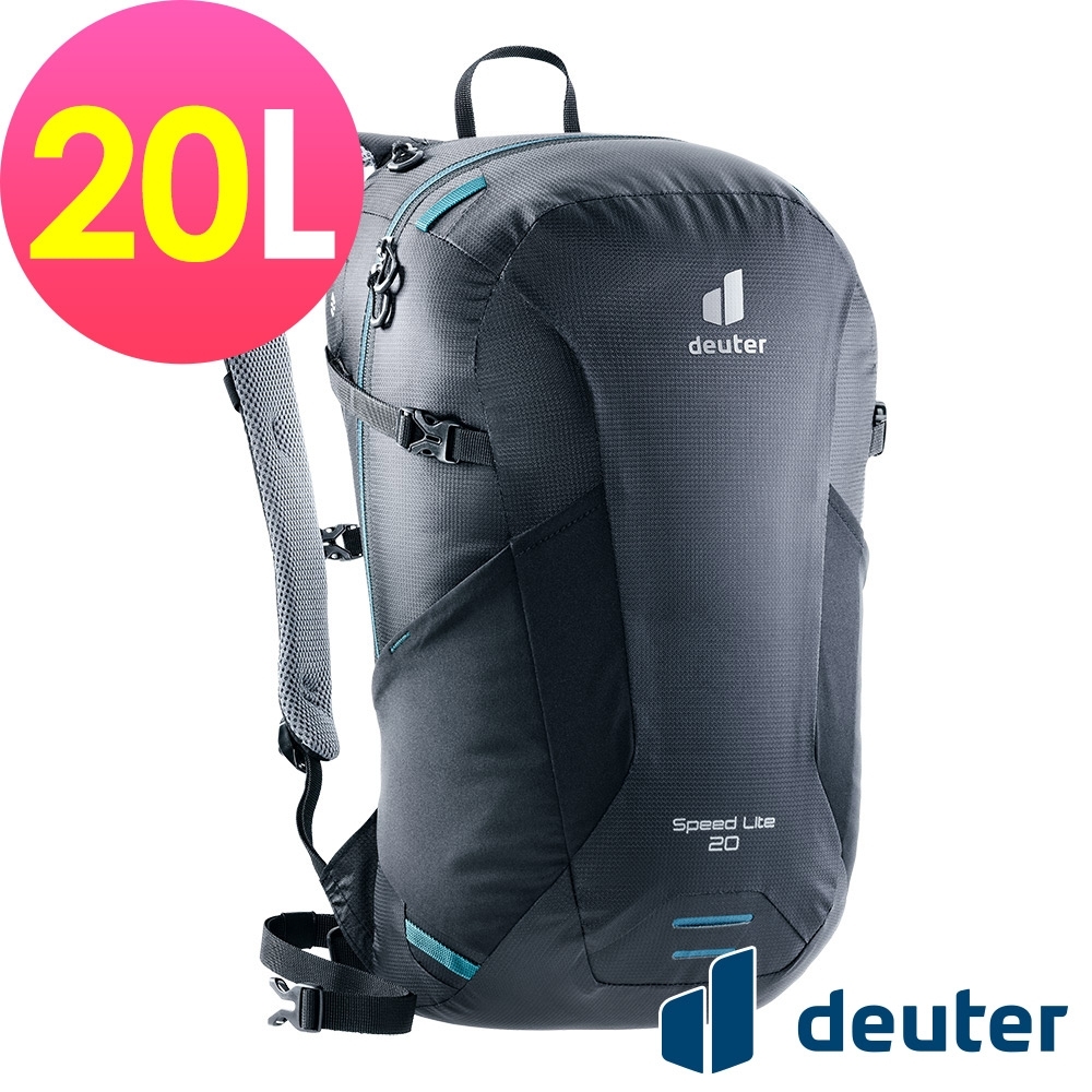 【deuter 德國】SPEED LITE 20L超輕量旅遊背包3410221黑/戶外休閒包/健行包/登山包/攻頂包/單車包*