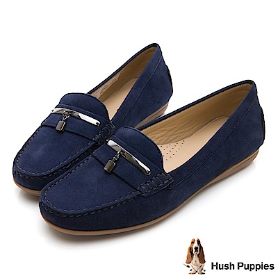 Hush Puppies RENITA 百搭樂福鞋-深藍