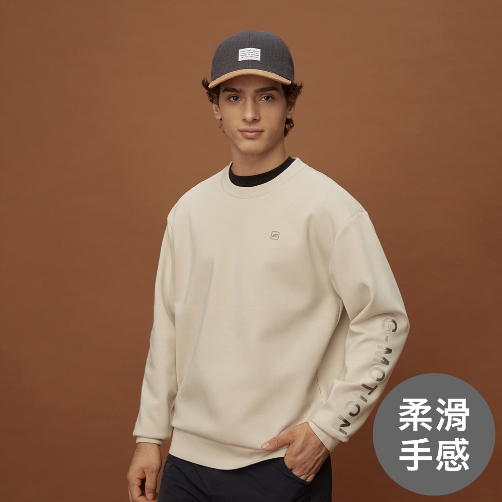 GIORDANO  男裝空氣棉大學TEE G-MOTION系列 - 05 亮卡其