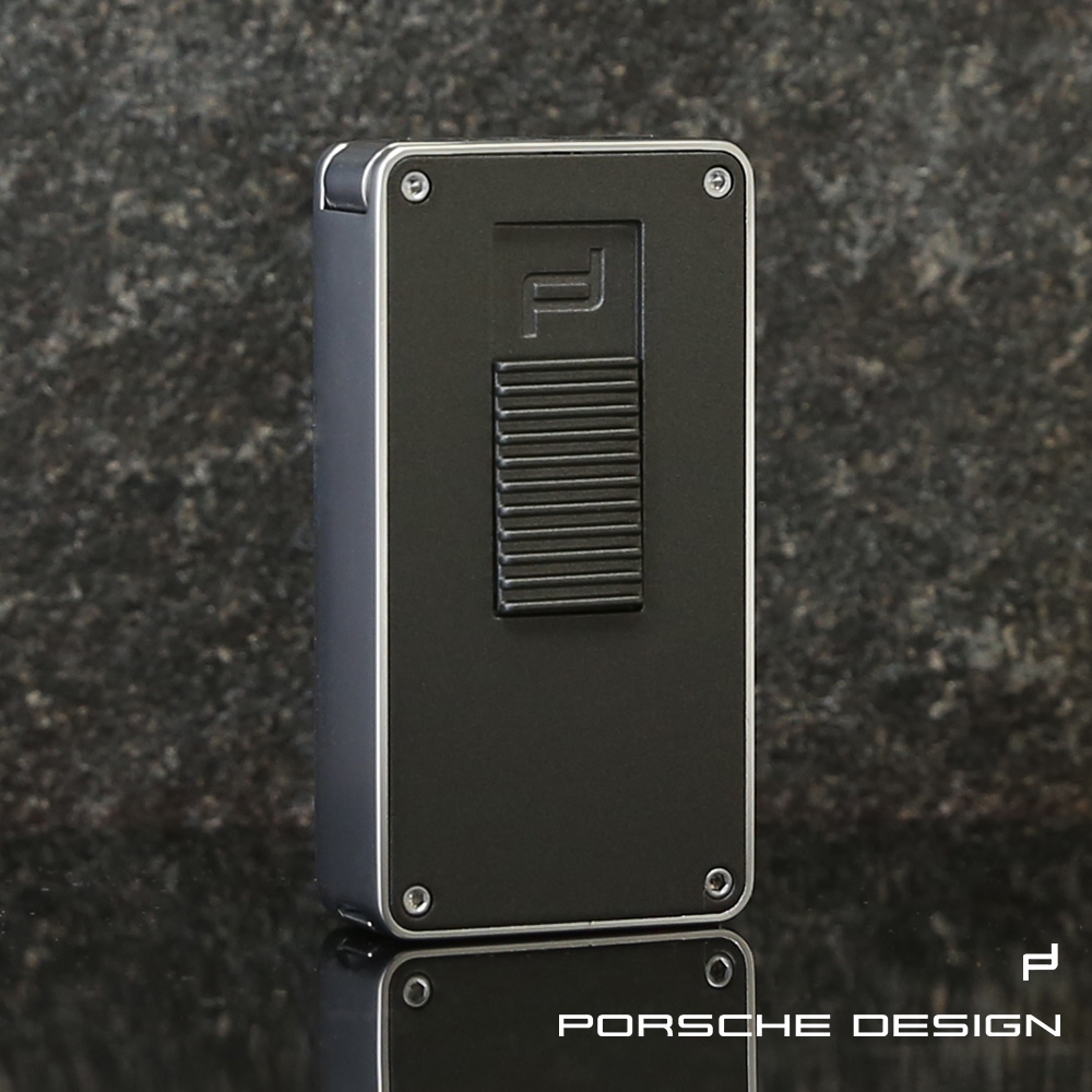 保時捷Porsche Design P3648防風藍焰打火機(深灰)