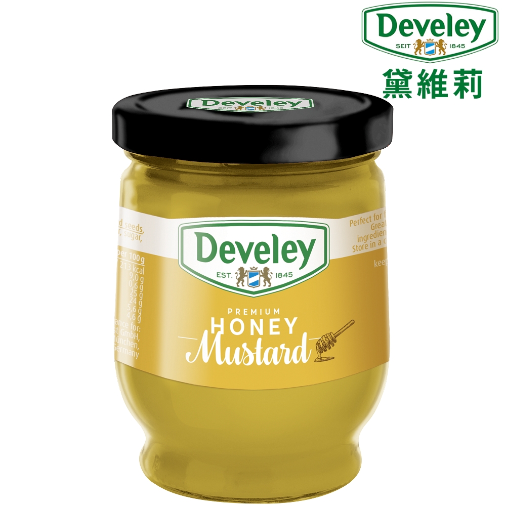 【Develey 黛維莉】蜂蜜芥末醬 290克x1瓶