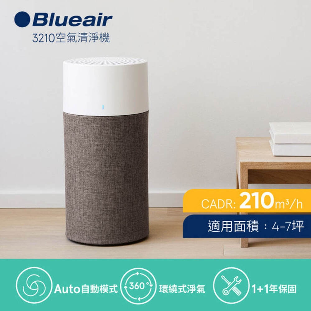 瑞典Blueair 抗PM2.5過敏原空氣清淨機 BLUE 3210 (4-7坪) | Yahoo奇摩購物中心