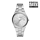 FOSSIL Scarlette 低調環刻質感女錶 銀色不鏽鋼錶帶 38 MM ES5300 product thumbnail 1