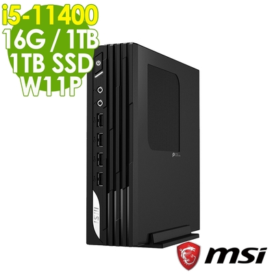 MSI微星 DP21 11MA-099TW 迷你電腦 (i5-11400/16G/1TSSD+1TB/Win11 Pro)
