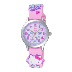 Hello Kitty 探索樂園造型腕錶-粉紅-KT075LWPP-30mm