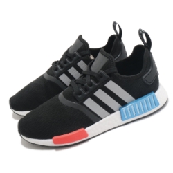 adidas 休閒鞋 NMD R1 襪套式 男女鞋 愛迪達 三葉草 Boost底 緩震 穿搭 黑 紅 FY5727