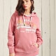 SUPERDRY 女裝 帽T VL ITAGO 粉 product thumbnail 1