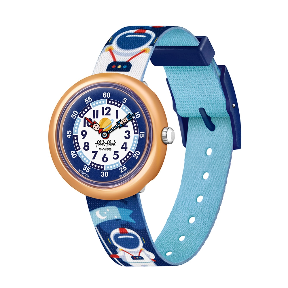 FLIKFLAK 兒童手錶 ASTRODREAMS (31.85mm) 瑞士錶 兒童錶 手錶 編織錶帶