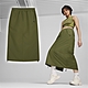 Puma 長裙 Dare To Midi Woven Skirt 女款 綠 黑 抽繩 側縫拉繩 裙子 62429333 product thumbnail 1