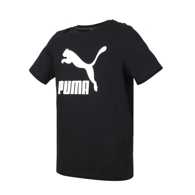 PUMA 男流行系列CLASSICS寬鬆短袖T恤-歐規 休閒 慢跑 上衣 53008801 黑白
