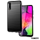 揚邑 SAMSUNG Galaxy A70 碳纖維拉絲紋軟殼散熱防震抗摔手機殼-黑 product thumbnail 1