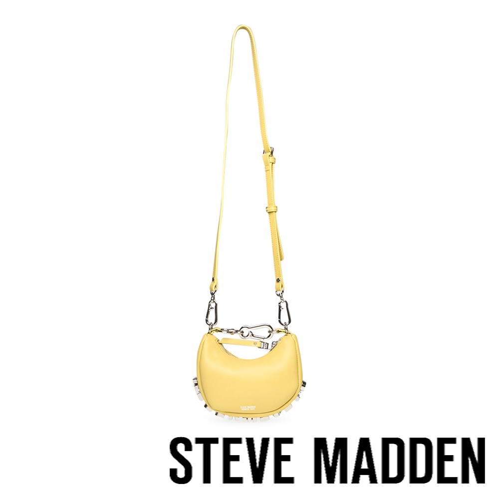 STEVE MADDEN-BRISKY 斜背半月包-黃色