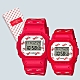 CASIO 卡西歐 G PRESENTS LOVERS COLLECTION 限量天使與惡魔 情人對錶 送禮首選-紅 LOV-20B-4 product thumbnail 1