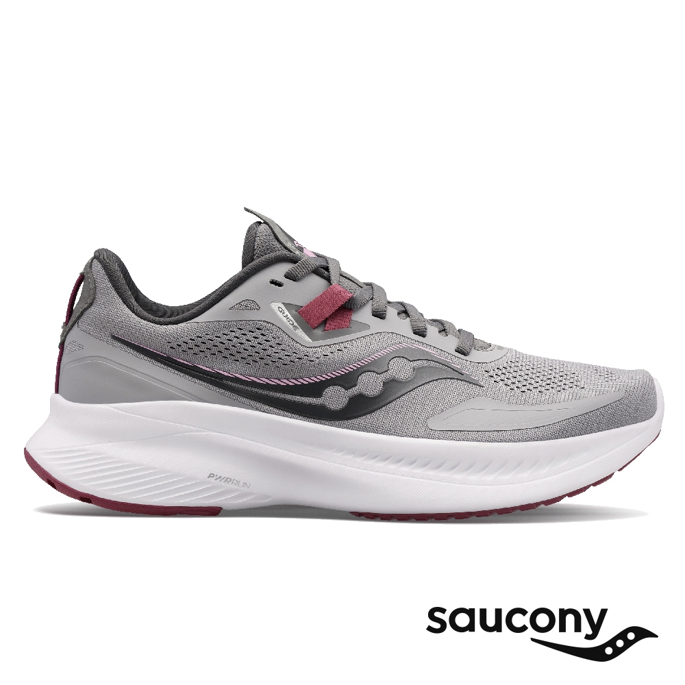 【SAUCONY 索康尼】慢跑鞋/運動鞋/休閒鞋/女鞋 輕量支撐 原廠貨 GUIDE 15(金屬/水晶-SCS10685-15)