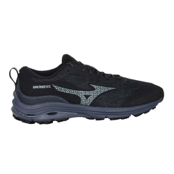 MIZUNO WAVE RIDER GTXSW 男慢跑鞋-4E-美津濃 寬楦 J1GC228001 黑麻花灰